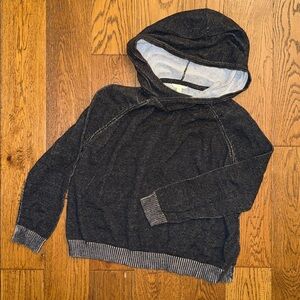 Eileen Fisher Hooded Sweatshirt Ribbed Hoody